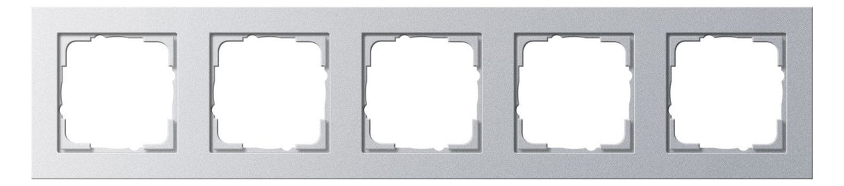 GIRA 021525 Abdeckrahmen 5fach E2 Farbe Alu