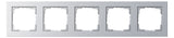 GIRA 021525 Abdeckrahmen 5fach E2 Farbe Alu