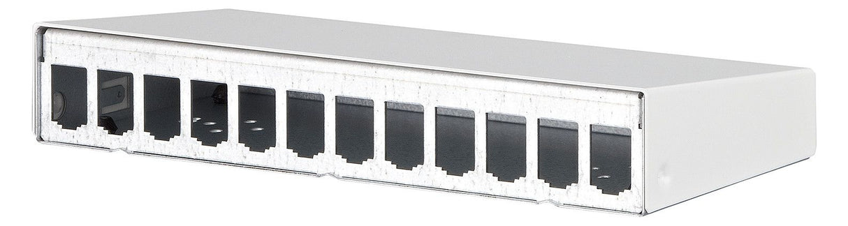 Metz 130861-1202-E Modul AP-Gehäuse 12Port reinweiß unbestückt