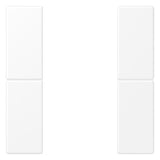 Jung LS502TSAWWM Tastensatz komplett 2f Weiß (WWM indicates Weiß/White)