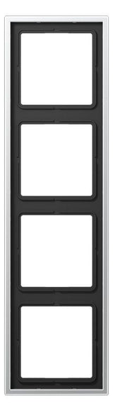 Jung AL2984 Rahmen 4fach LS/FD-design Aluminium