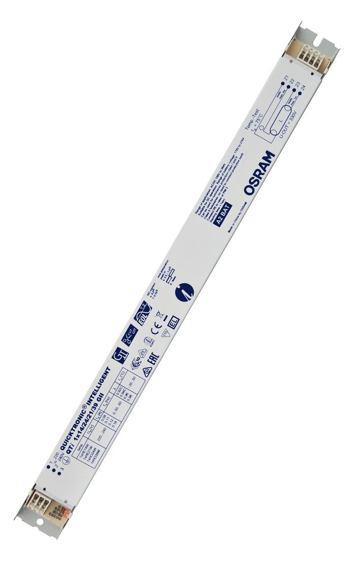 Osram QTi 1x14W/21W/24W/39W 220-240V GII UNV1 360x30x21 QUICKTRONIC INTELLIGENT
