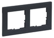 Legrand 765472 SEANO 2-fach Rahmen in der Farbausführung Anthrazit lackiert