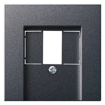 GIRA 027628 Abdeckung TAE USB System 55 Anthrazit