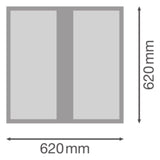 Ledvance PL PROT 625 P 36W 840 PS Quadratische Einlege-Leuchten m.IP54