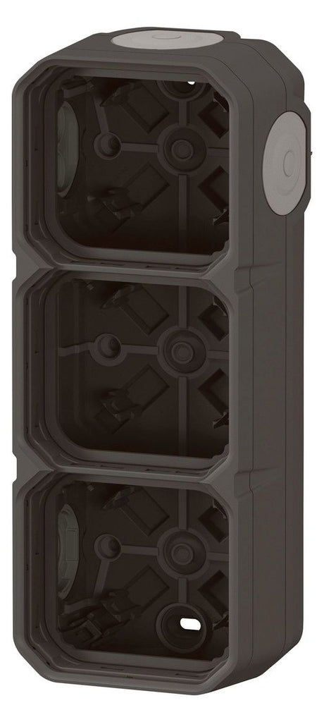 Legrand 069603L Plexo New 3-fach Gehäuse horizontal u.vertikal in der Anthrazit