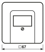 Jung CD569TWW Abdeckung f.TAE alpinweiß