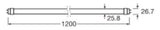 Ledvance LED TUBE T8 EM PERFORMANCE 1200 mm 13.1W/15.6W 840 LED-Röhren f.(KVG/VVG