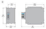Schneider KSA250AB4 Canalis Einspeise- kasten 250A Strangende links/rechts