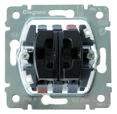 Legrand 775818 Einsatz Wipptaster Doppelwechselkontakt