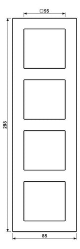 Jung A5584BFSWM Rahmen A 550