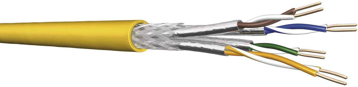YELLONET 1000 4x2xAWG23/1 Cat.7 500 gelb