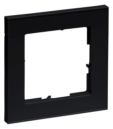 Legrand 765381 SEANO+1-fach Rahmen in der Farbausführung Schwarz lackiert