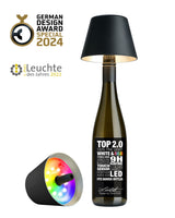 Sompex TOP 2.0 - schwarz, Akku-Flaschenleuchte 72520