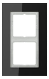 Jung LSP982GLSW Glasrahmen 2fach LS plus schwarz