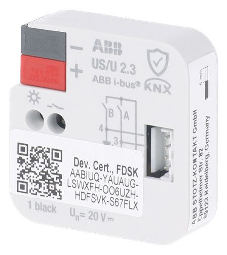 ABB US/U2.3 Universal-Schnittstelle 2fach UP 2CDG110308R0011