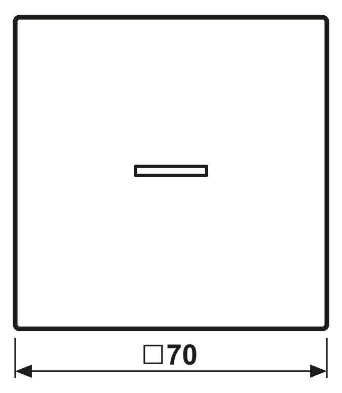 Jung LS990KO5 Wippe Lichtleiter weiß