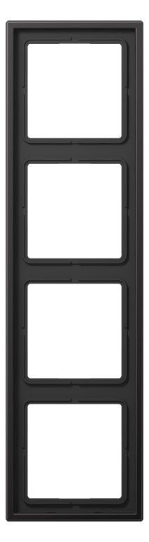 Jung AL2984D Rahmen 4fach LS/FD-design Aluminium dark