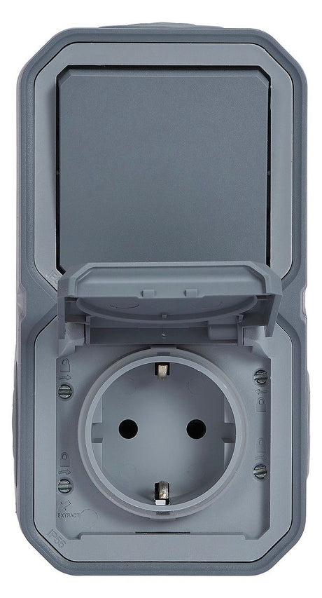 Legrand 069746L Plexo New FRAP SSDO+W/m SL,EB IP44 IK08 Grau