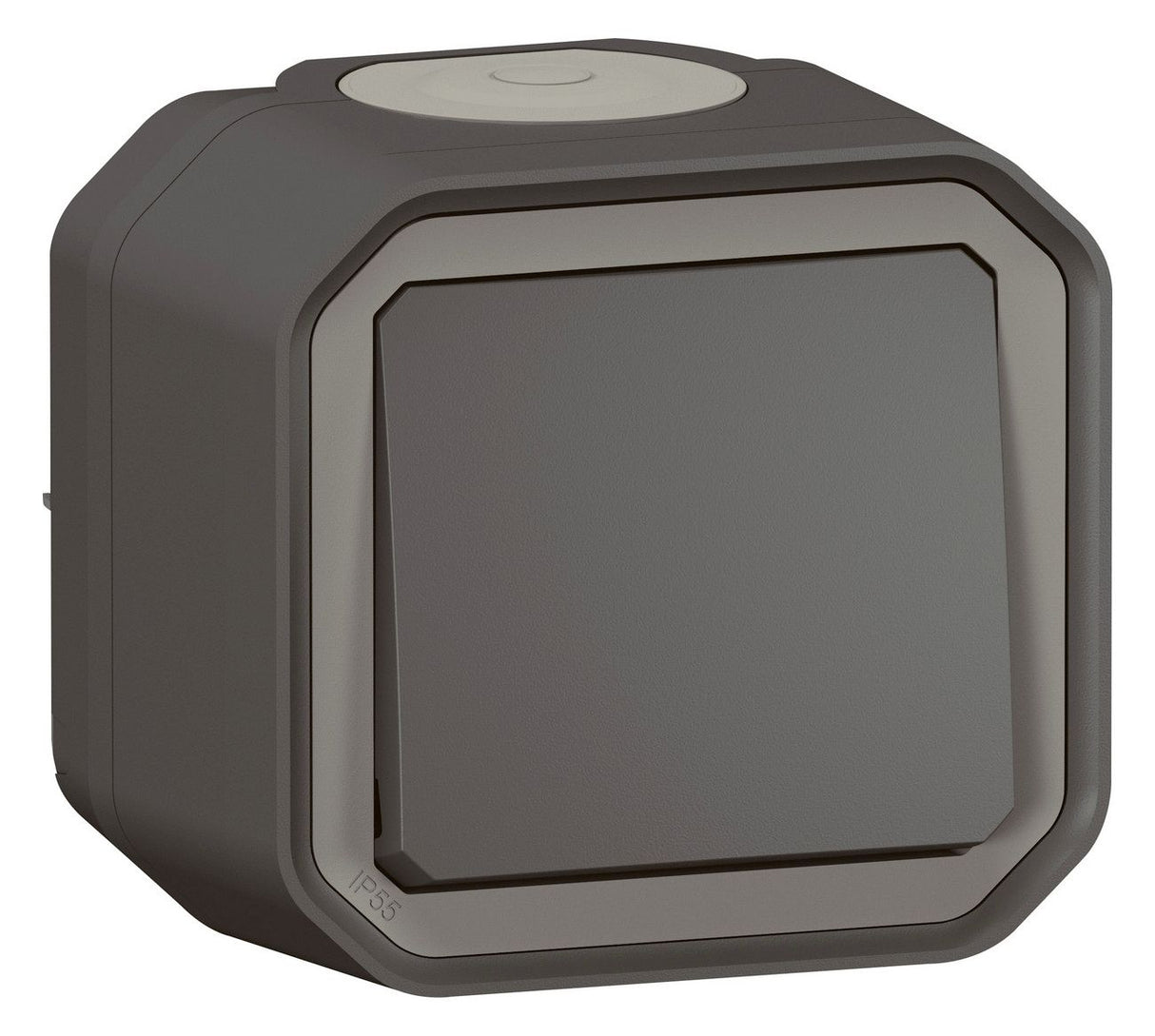 Legrand 069790L Plexo New FRAP Taster 10 A Steckkl.(SL) IK08 Anthrazit