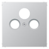 Jung AL2990SAT Abdeckung 3Loch f.SAT-TV LS Aluminium