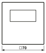 Jung BTLS1791SW JUNG HOME Raumthermostat-Display