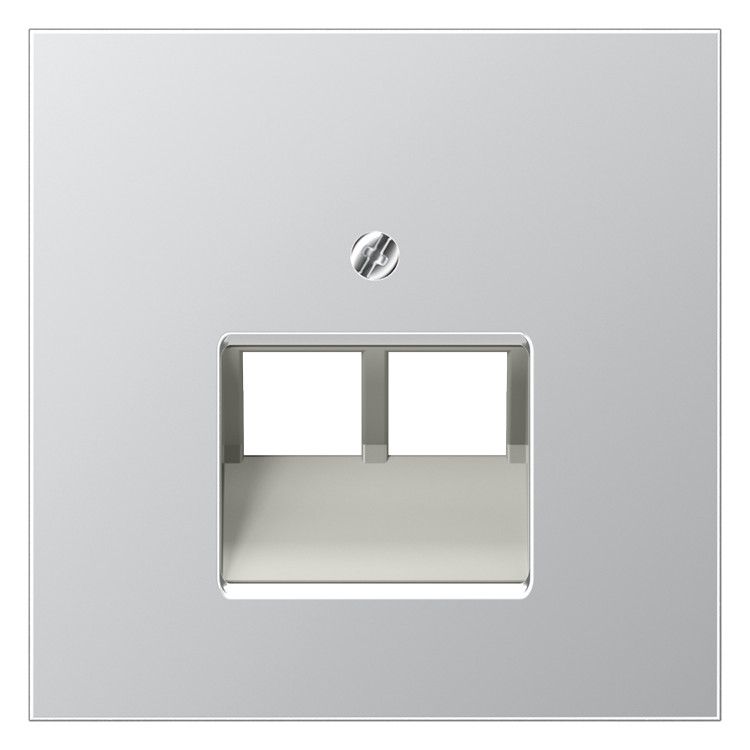 Jung AL2969-2UA Abdeckung f.IAE/UAE 2x8polig LS Aluminium