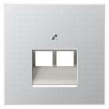 Jung AL2969-2UA Abdeckung f.IAE/UAE 2x8polig LS Aluminium