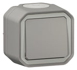 Legrand 069720L Plexo New FRAP Taster 10 A Steckkl.(SL) IK 08 Grau