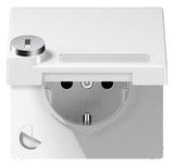 Jung LS 1520 NAKLSL WW SCHUKO-Steckdose 16A 250V Berührungs.- schutz Klappd.SF