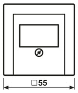 Jung A569PLT Abdeckung f.TAE Serie AS weiß