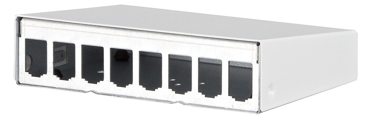 Metz 130861-0802-E Modul AP-Gehäuse 8Port reinweiß unbestückt