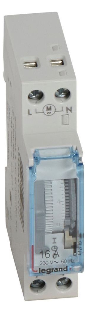 Legrand 412780 MicroRex T11 230V50Hz analog Tageszeitschaltuhr Syn. o.Gangr.