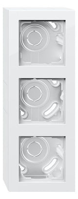 GIRA 106329 AP-Gehäuse 3fach+Rahmen E2 Reinweiß glänzend