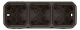 Legrand 069603L Plexo New 3-fach Gehäuse horizontal u.vertikal in der Anthrazit