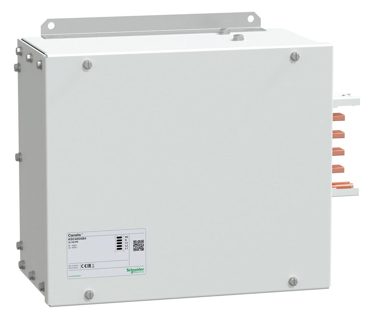 Schneider KSA250AB4 Canalis Einspeise- kasten 250A Strangende links/rechts