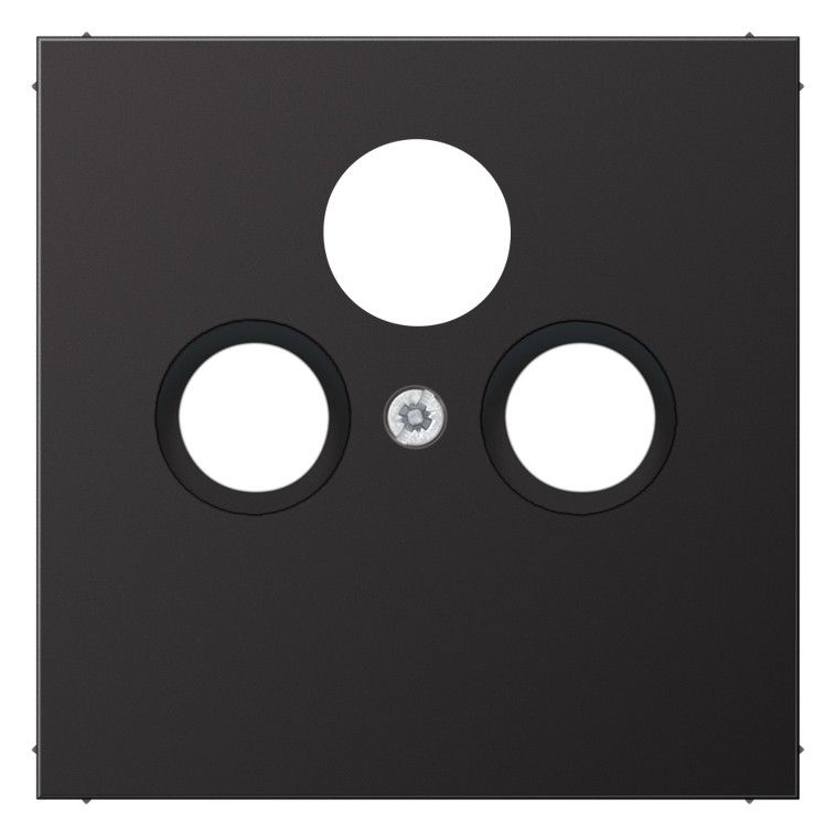 Jung AL2990SATD Abdeckung 3Loch f.SAT-TV LS Aluminium dark