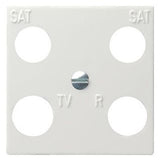 GIRA 025803 Zentralplatte 4fach