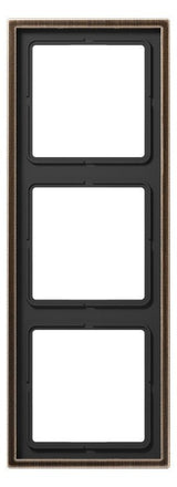 Jung ME2983AT Rahmen 3fach LS/FD-design Messing antik