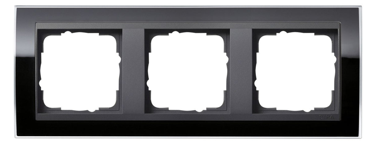 GIRA 0213738 Abdeckrahmen 3fach Zwischen Schwarz
