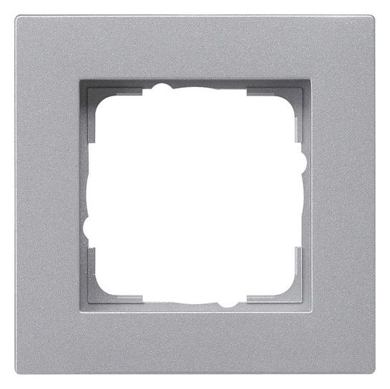 GIRA 0211255 Abdeckrahmen 1fach flach E2 Farbe Alu