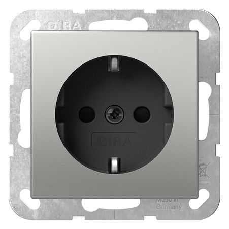 GIRA 4188600 SCHUKO-Steckdose System 55 Edelstahl