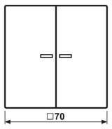 Jung LS102KO5PWW Wippe f.Serientaster KO Pfeile