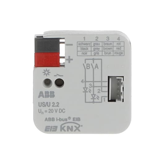 ABB US/U2.2 Universal-Schnittstelle, 2fach, UP