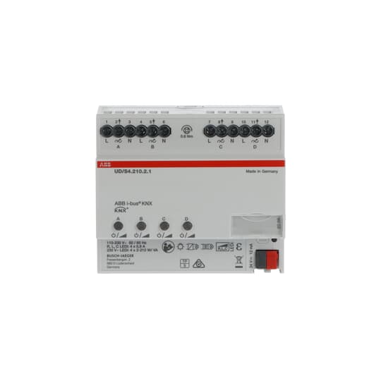 ABB UD/S4.210.2.1 LED-Dimmer, 4-fach, 210 W/VA, REG