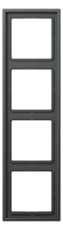 Jung AL2984AN Rahmen 4fach LS/FD-design Aluminium anthrazit