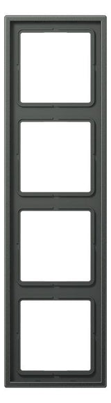 Jung AL2984AN Rahmen 4fach LS/FD-design Aluminium anthrazit