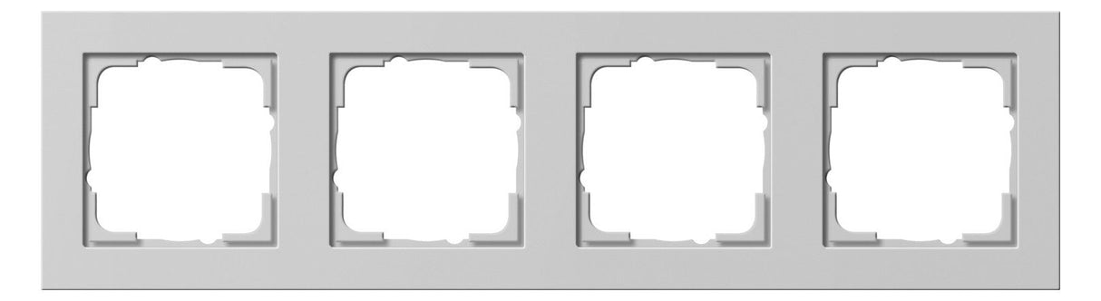 GIRA 021437 Abdeckrahmen 4fach E2 Grau matt