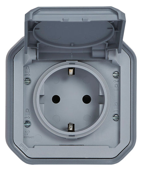 Legrand 069730L Plexo New FRAP Schutzkontakt-Steckdose Steckkl.(SL) EB