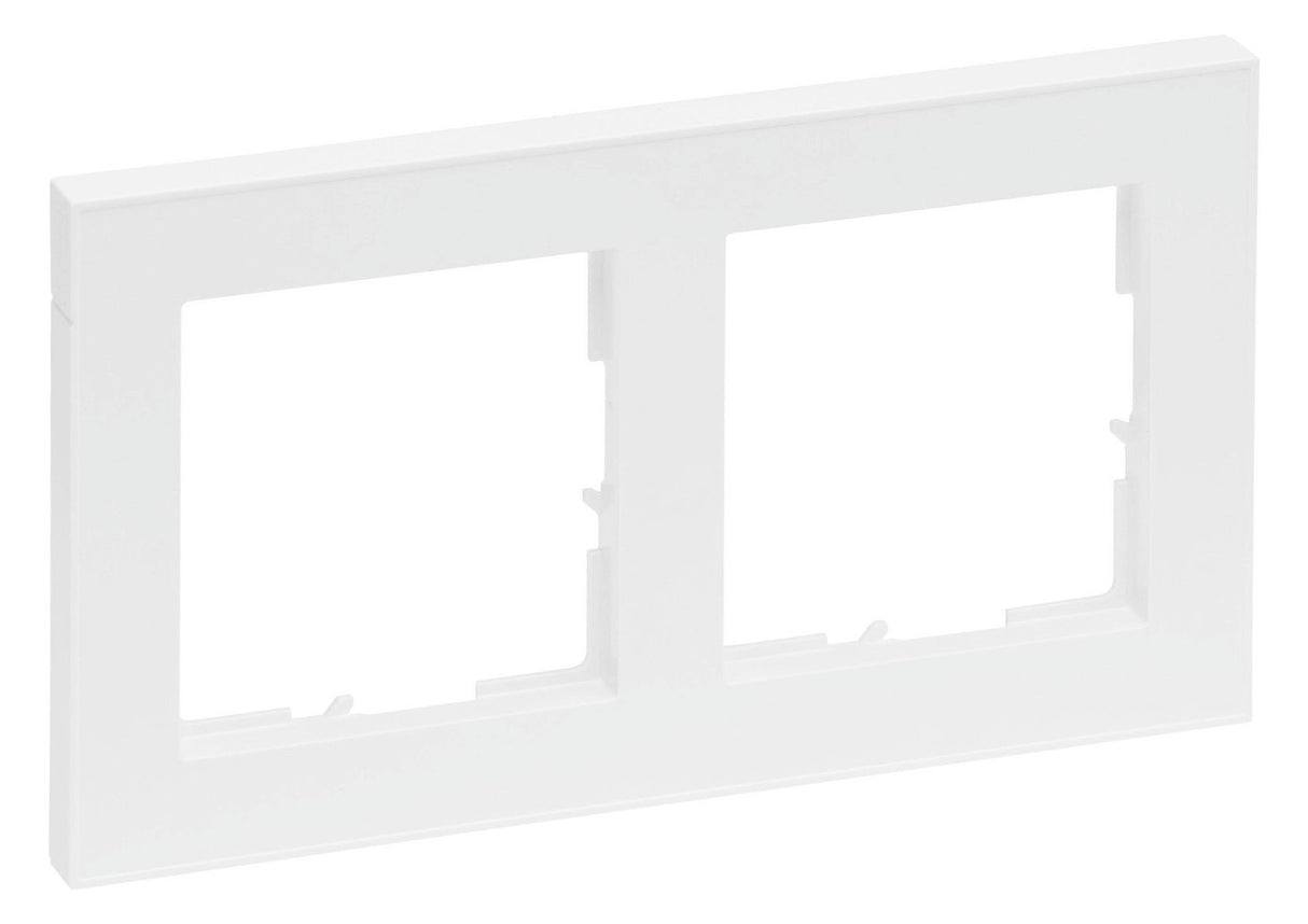 Legrand 765182 SEANO+2-fach Rahmen in der Farbausführung Ultraweiß